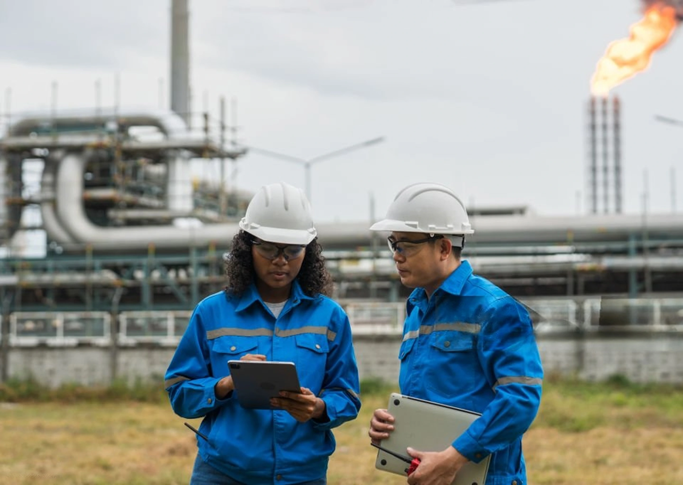 industrial site team